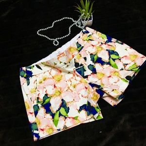 J. Crew Stretch Chino Garden Bloom Short